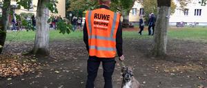 Wachschutz am Schlosspark Schönhausen.