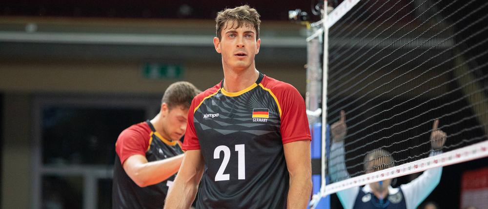 Zurzeit erhält Tobias Krick als Mittelblocker seinen Einsatz beim Nationalteam.