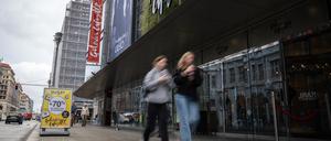 Außenansicht des Kaufhauses Galeries Lafayette an der Friedrichstraße.
