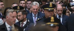 Muss seinen Posten räumen, weil er von der eigenen Partei gestürzt wurde: Kevin McCarthy, Sprecher des amerikanischen Repräsentantenhauses.
