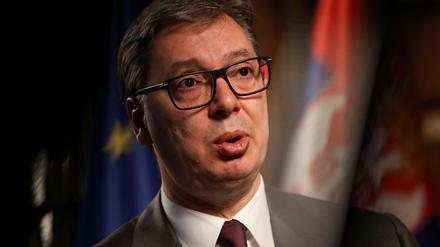 Serbiens Präsident Aleksandar Vucic.