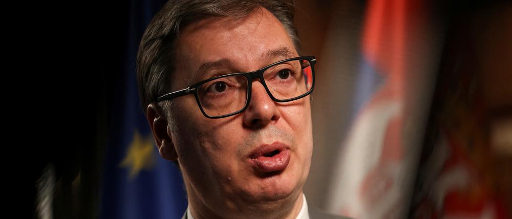 Serbiens Präsident Aleksandar Vucic.