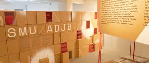 Blick in die Ausstellung zur sexualisierten Gewalt gegen Kinder und Jugendliche.