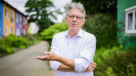 Achim Post in seinem Wohnort Espelkamp in Ostwestfalen.