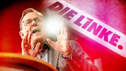 Bodo Ramelow, Thüringer Ministerpräsident, Linker, Wahlkämpfer.