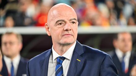 Das Geld im Blick: Gianni Infantino.
