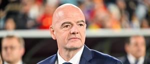 Das Geld im Blick: Gianni Infantino.
