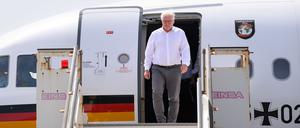 Bundespräsident Frank-Walter Steinmeier fliegt am Freitag nach Washington.
