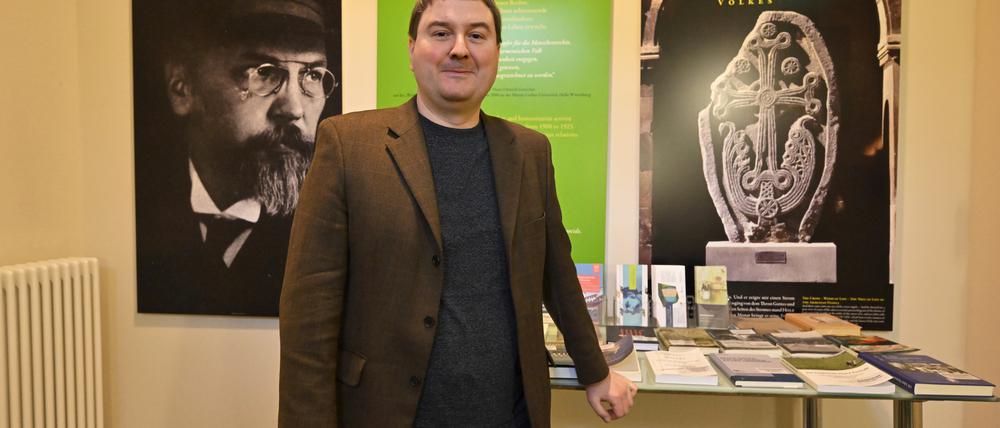 Roy Knocke ist seit 2022 Direktor des Lepsius-Hauses am Pfingstberg.