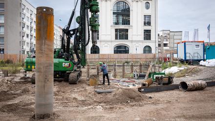 House of One: Baustelle am 30.08.2023.