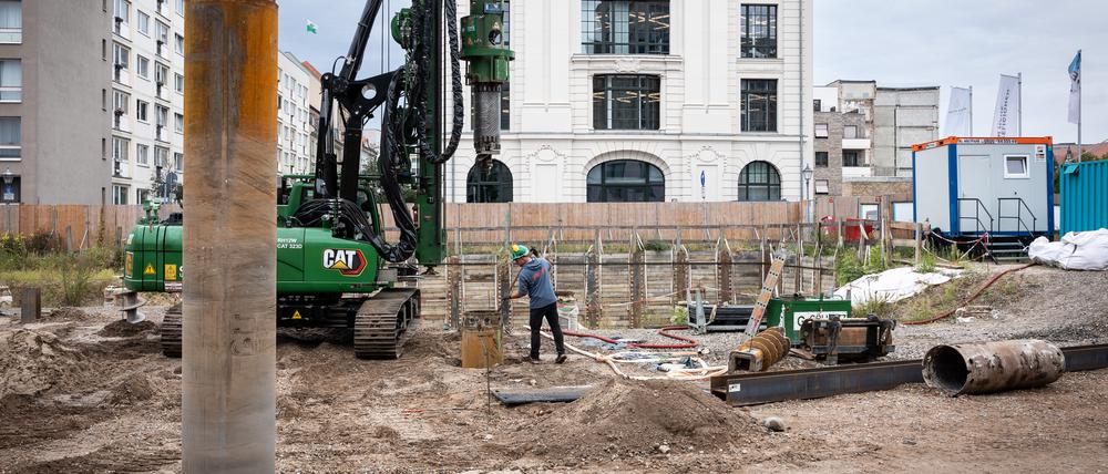 House of One: Baustelle am 30.08.2023.