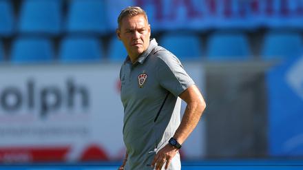 Dirk Kunert trainierte in der Saison 2021/21 den FC Carl-Zeiss Jena, dann pausierte er und nun coacht er den BFC.