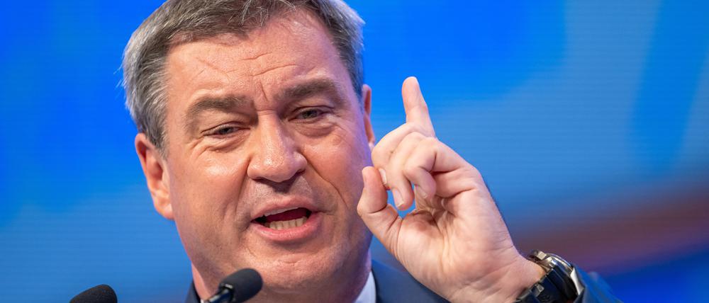 CSU-Chef Markus Söder hat erneut eine Beschränkung der Zuwanderung gefordert.