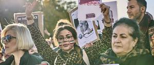 Solidarität mit der Frauenbewegung im Iran. 
