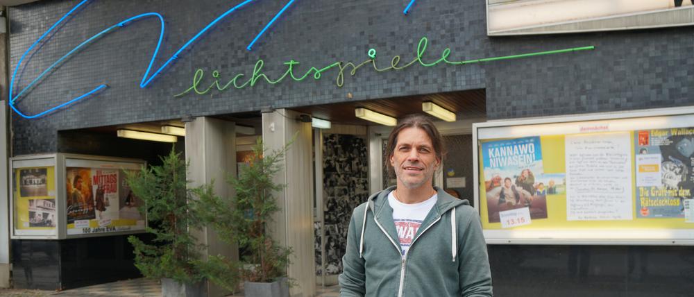 Karlheinz Opitz betreibt die alten Eva Lichtspiele in Wilmersdorf seit 17 Jahren – und sucht jetzt dringend neue Einnahmequellen.