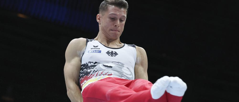 Bei der Turn-WM in Antwerpen belegte Dauser den 16. Platz im Mehrkampf-Finale. 