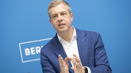 Berlins Finanzsenator Stefan Evers (CDU).