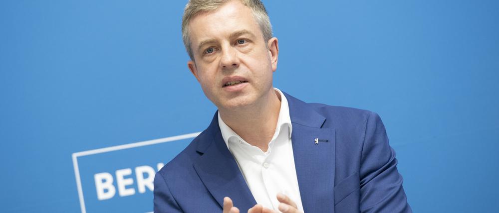 Berlins Finanzsenator Stefan Evers (CDU).