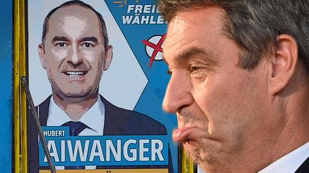 Wer ärgert hier wen? Hubert Aiwanger und Markus Söder. 