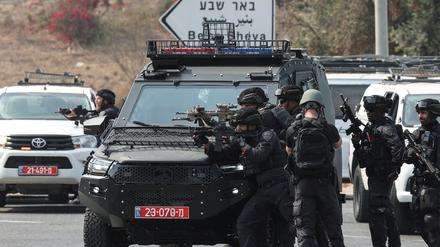 Israelische Sicherheitskräfte im Einsatz