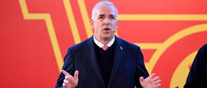 Dirk Zingler hat viel vor mit dem 1. FC Union.