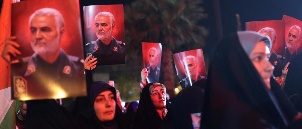 Pro-palästinensischer Protest im Iran.