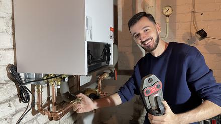 Odin Isaja freut sich über seine „steile Lernkurve“.