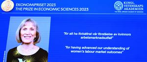 Die Gewinnerin des Preises für Wirtschaftswissenschaften 2023, Claudia Goldin.