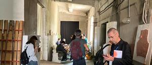 Szene vom Theaterfestival in Georgien. 