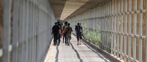 Der Grenzübergang Erez führt nach Israel.