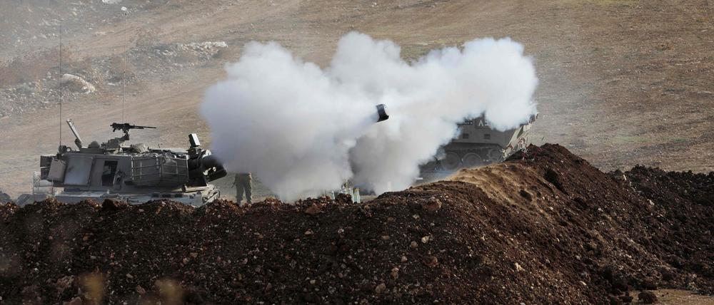 Am Montag griff Israels Militär offiziellen Angaben zufolge Ziele im Libanon an.