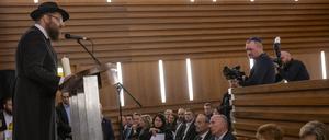 Auch Berlins Regierender Bürgermeister Kai Wegner gehörte zu den Anwesenden der Gedenkveranstaltung.