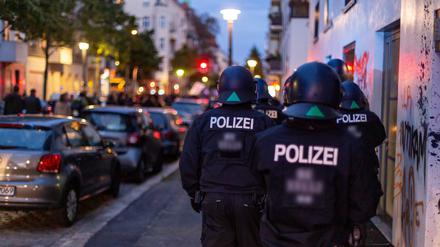 Polizei in der Rigaer Straße