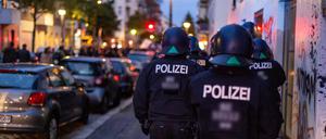 Polizei in der Rigaer Straße