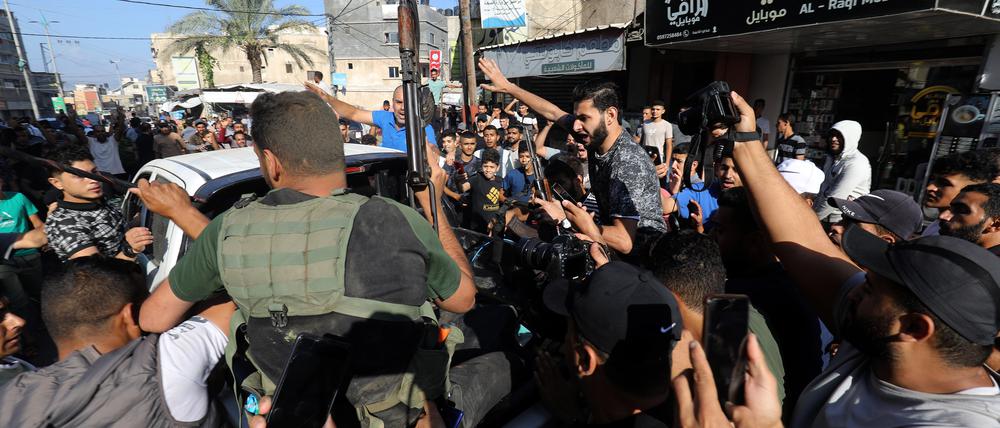 Von der Hamas verschleppt. Weit mehr als 100 Menschen sollen die Islamisten nach Gaza entführt haben.