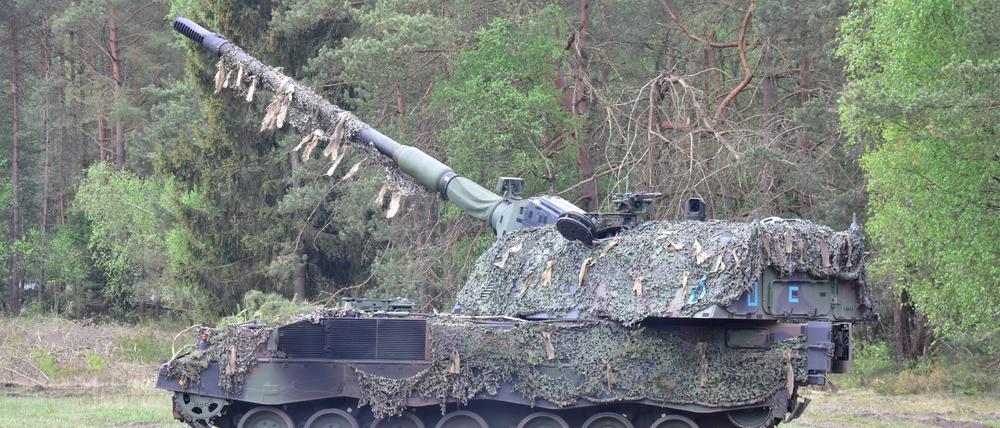 Die Panzerhaubitze 2000 der Bundeswehr.