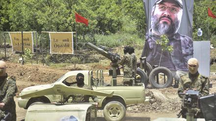 Hisbollah-Truppen im südlichen Libanon