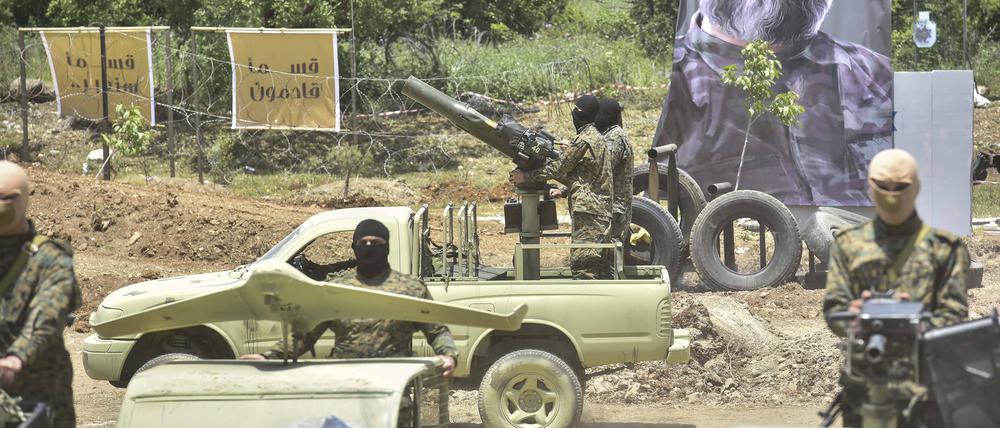 Hisbollah-Truppen im südlichen Libanon