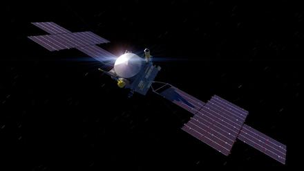Die Nasa-Raumsonde „Psyche“ soll am Donnerstag (12.10.2023) zu ihrer Reise zu dem gleichnamigen Asteroiden im Asteroidenfeld zwischen Mars und Jupiter ins All starten. 