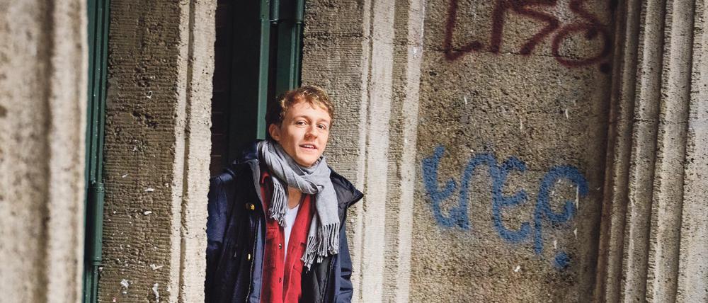Der Schauspieler Jakob Schmidt lebt seit einem Jahr in Babelsberg.