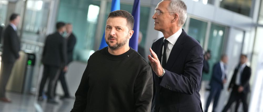 Der ukrainische Präsident Wolodymyr Selenskyj könnte von der Hilfe Norwegens, wo Ex-Nato-Chef Jens Stoltenberg Finanzminister ist, profitieren.