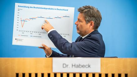 Bundeswirtschaftsminister Robert Habeck (Grüne).