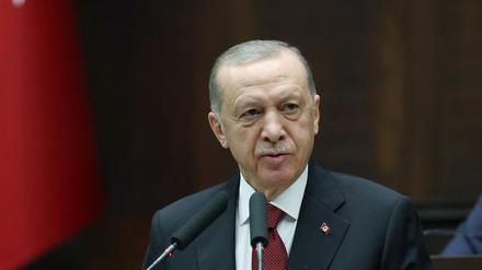  Der türkische Präsident Recep Tayyip Erdogan