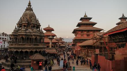 Historische Tempel in Kathmandu.