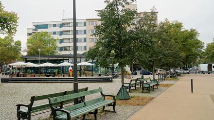 Lehniner Platz am Kurfürstendamm in Berlin-Charlottenburg.