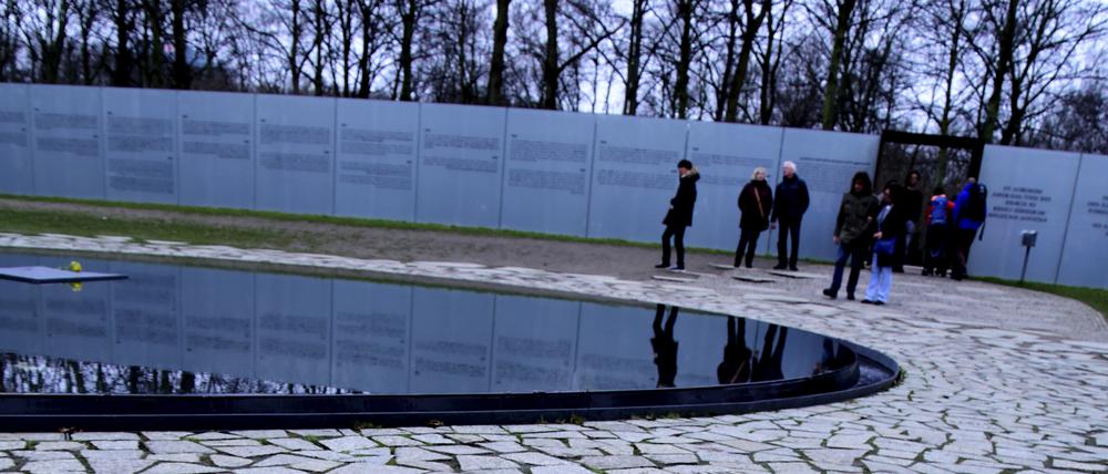 Das Denkmal für die im Nationalsozialismus ermordeten Sinti und Roma. 