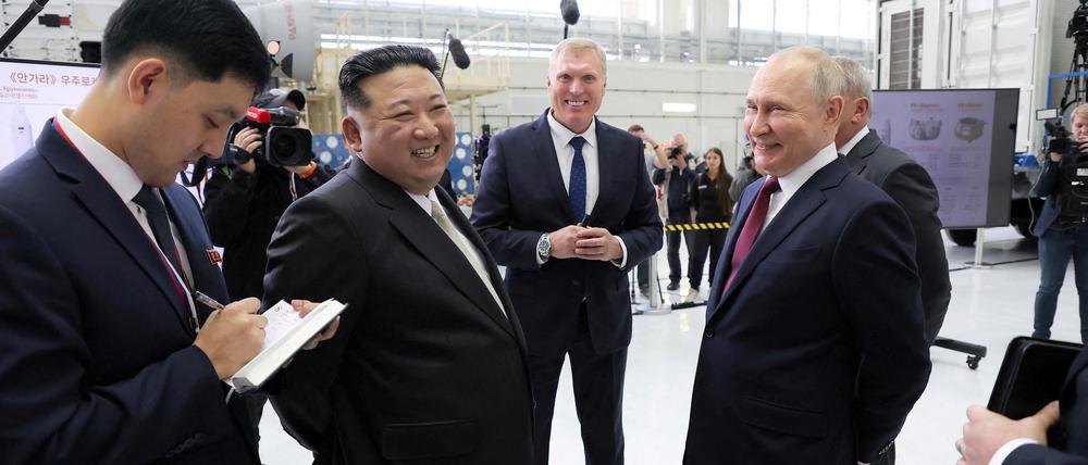 Kim Jong Un und Wladimir Putin.