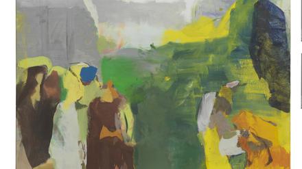 Maki Na Kamura: „Unit I“ 2023, Öl und Eitempera auf Leinwand, 190 x 140 cm, 