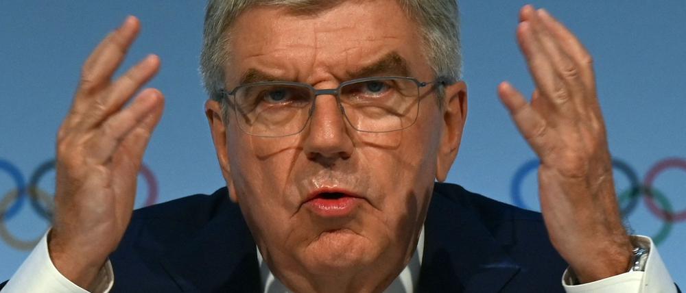 IOC-Präsident Bach steht vor einer großen Entscheidung.