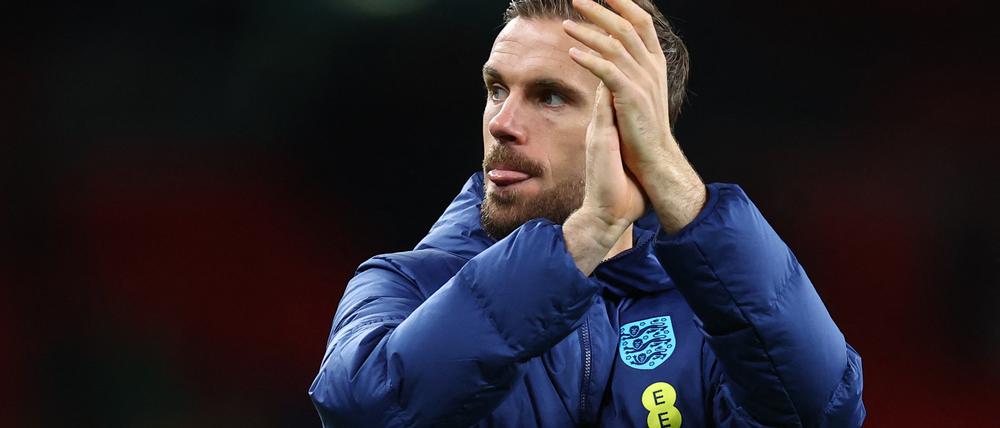 Jordan Henderson hatte wenig Spaß beim Länderspiel in Wembley.